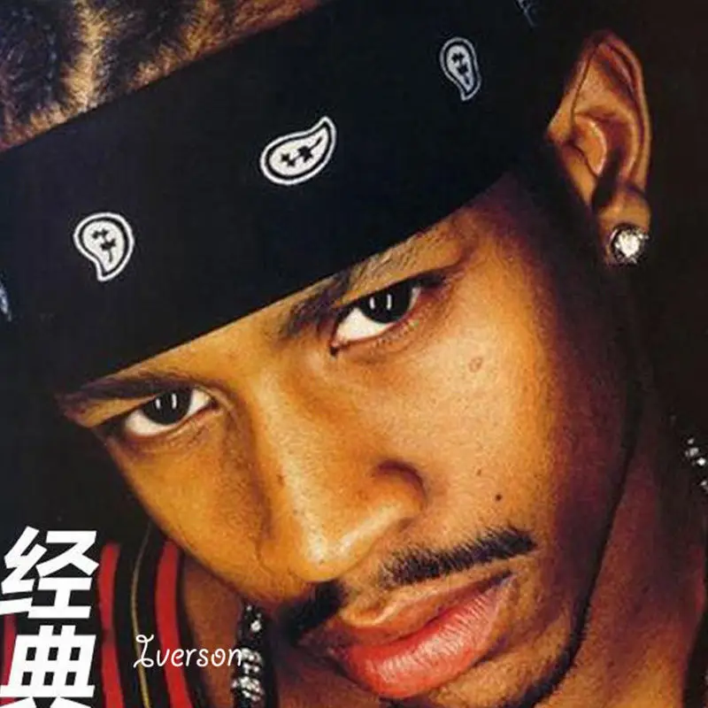 5 шт. унисекс шарф квадратной формы в стиле хип хоп черный разноцветная бандана