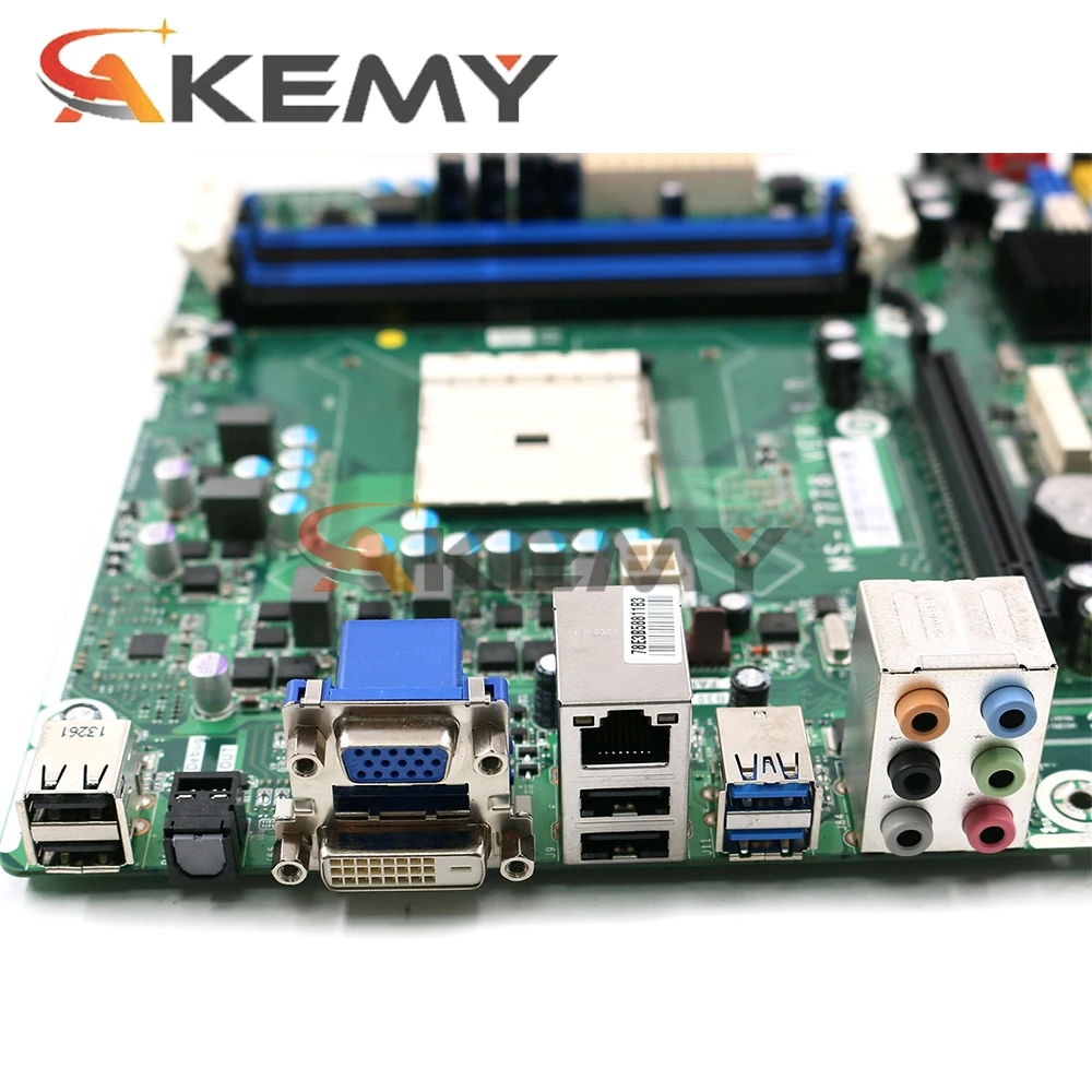

Original For HP MS-7778 A75 Desktop Motherboard FM2 700846-001 696333-001 700846-501 700846-601 DDR3 100% Tested Fast Ship