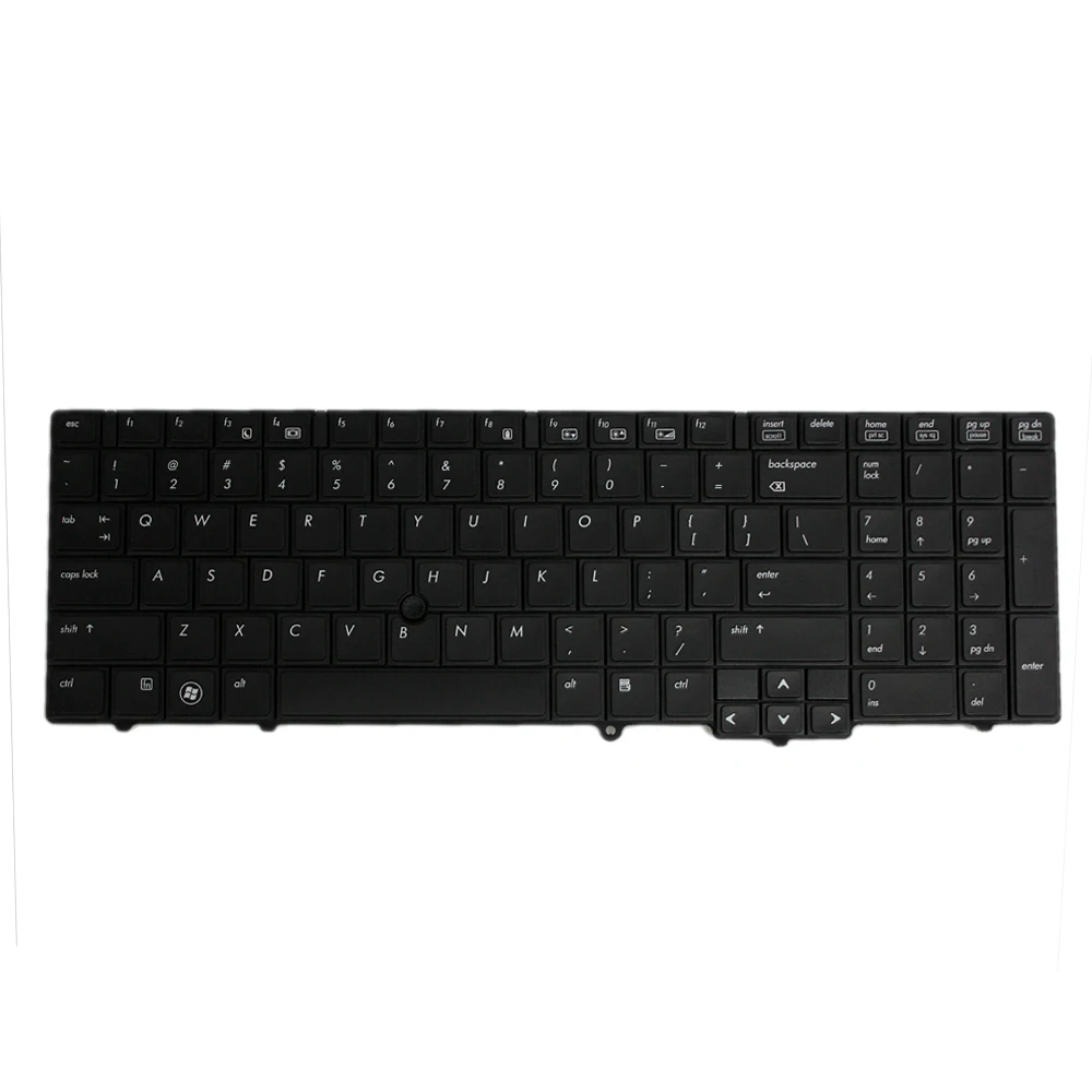 НОВЫЙ для hp EliteBook 8540w 8540p US клавиатура с указателем 582648 001 595790 001| |