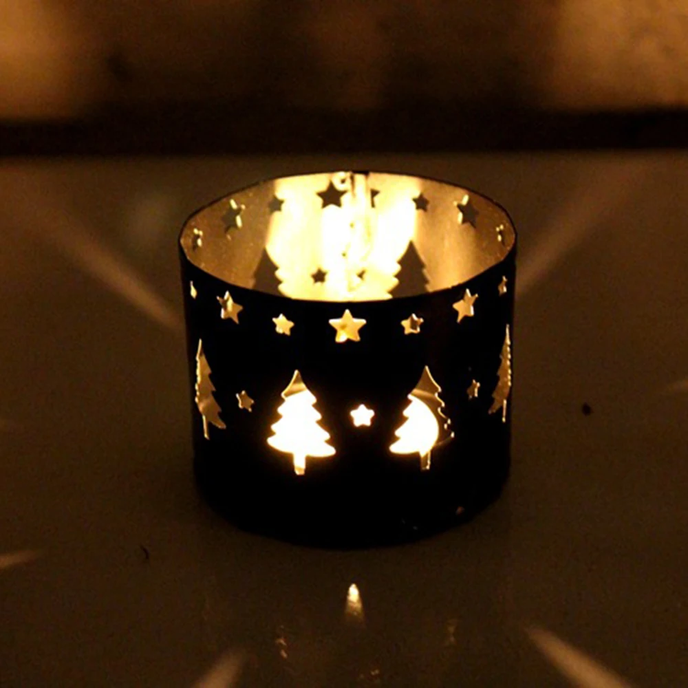 Декор для рождественской елки декор в виде снежинок лося пустотелый подсвечник