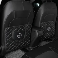 leather car seat anti kick mat seat back cover protector car accessories interiors for kia k2 k3 k4 k5 sorento sportage optima r