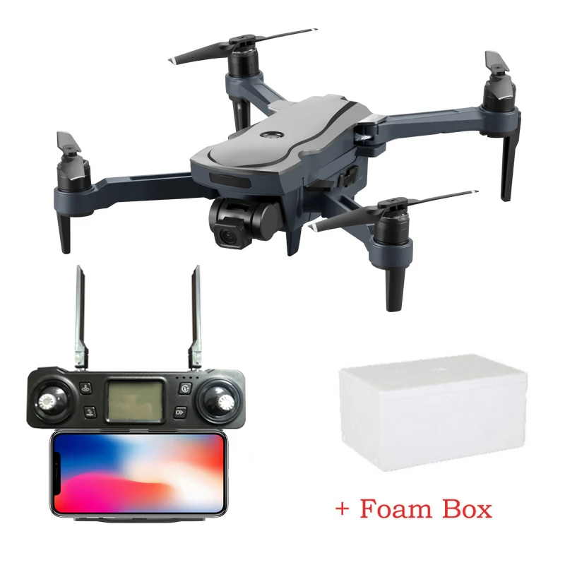 OTPRO мини-Дрон gps 5,8G 1 км Складная рукоятка FPV с камерой 4K UHD 1080P RC Дрон Квадрокоптер RTF высокоскоростной Дрон Вертолет НЛО - Цвет: DRONE FOAM BOX