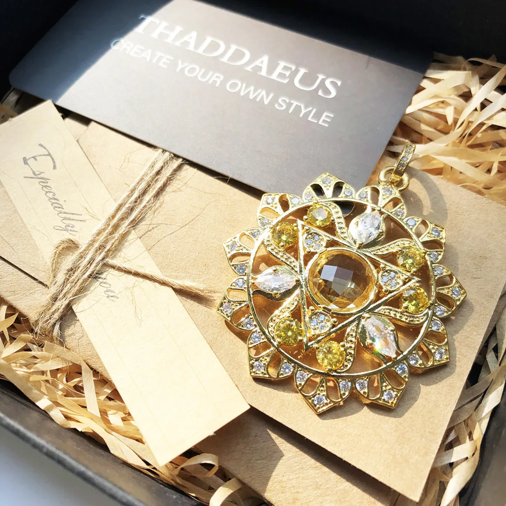 Подвеска в виде чакры из солнечного сплетения новинка 2018 модное ожерелье