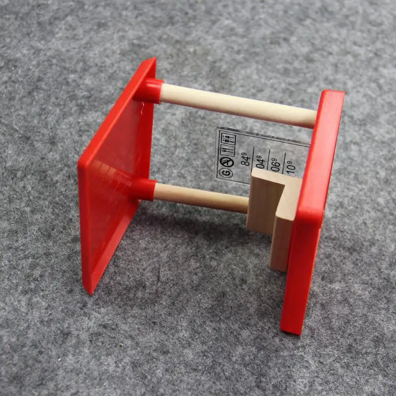 Деревянная железная АЗС станция отдыха игрушка деревянный поезд детские