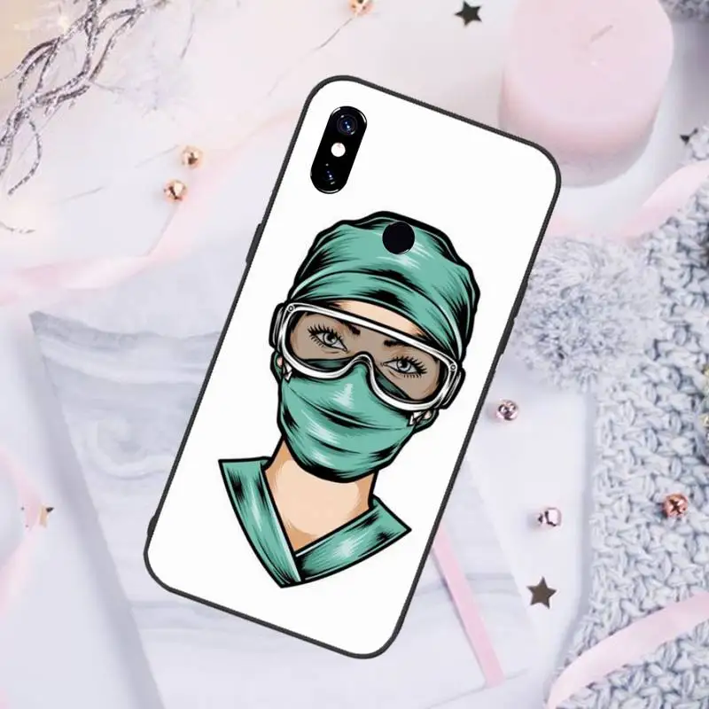 

Cartoon doctor Phone Case For Xiaomi Redmi 7 8 9t a3Pro 9se k20 mi8 max3 lite 9 note 9s 10 pro