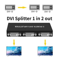 dvi splitter 1x2 dvi d extender adapter 1 in 2 out hd 1080p for projector monitor computer graphic card