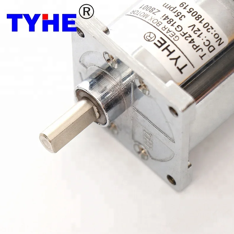 

Manufacturer Diameter 42mm 12v 0.5 rpm 400 rpm high torque 5nm dc spur gear motor for agent