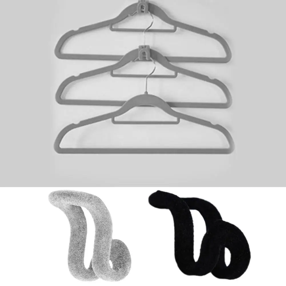 

HOT 10/20/60Pcs Velvet Antislip Clothes Hanger Home Easy Hook Closet Organizer Storage Rack Holder Hook Home & Living Storage