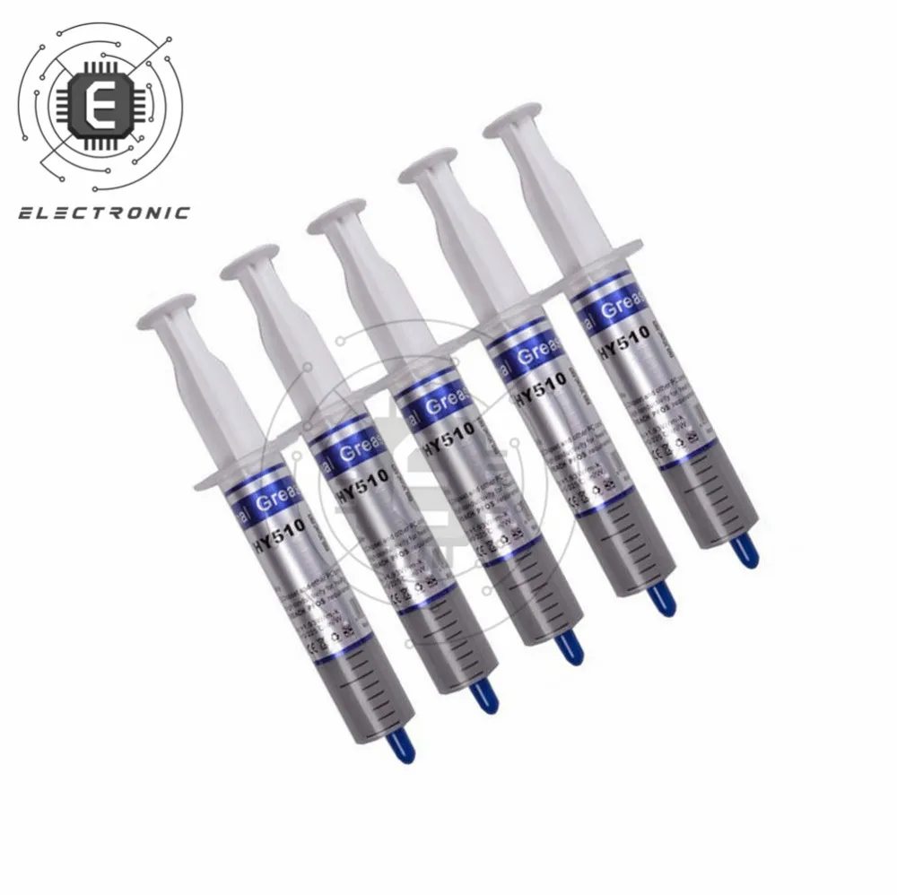 1Pcs HY510 Silicone Thermal Paste Heat Transfer Grease Sink CPU GPU Electronic Components 30g | Освещение