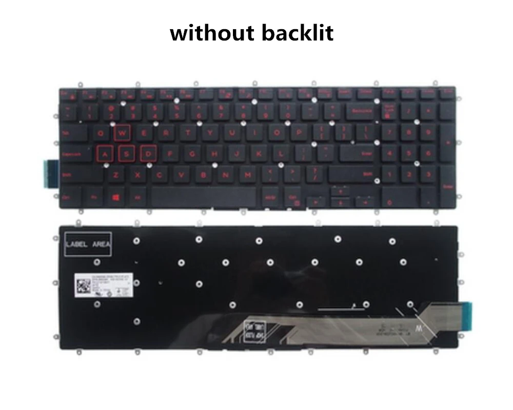 

Laptop/notebook US w/o backlit Keyboard for Dell G3 3500 3579 3590 G5 5500 5568 5570 5565 5665 5587 5590 G7 7568 7588 7590 7790