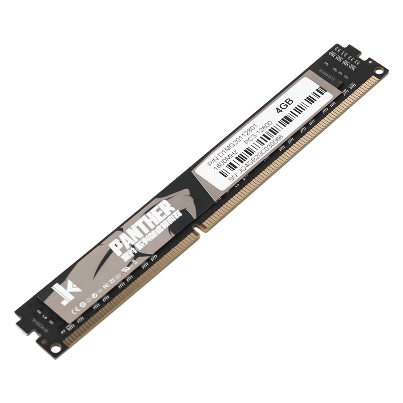 

JK Panther DDR3 1600Mhz Memory Module, Small and High-Performance Memory Module with Heat Dissipation Performance