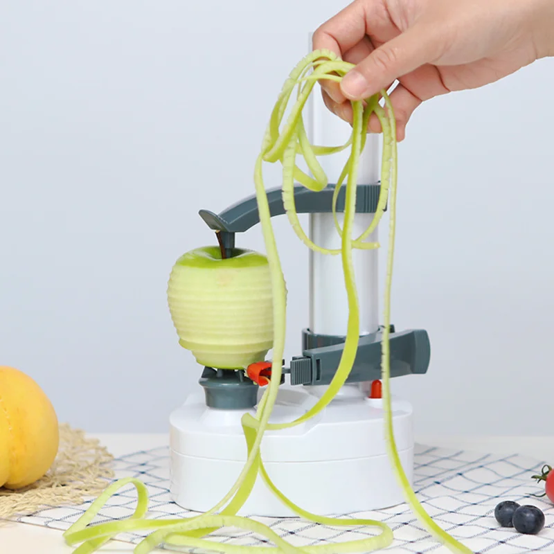 electric fruit peeler kitchen gadget multifunction vegetable apple peeling machine automatic potato cutter peeler household tool free global shipping