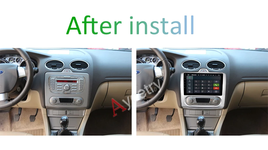 4G+ 64G 8 ядерный для Ford Focus 2 EXI MT 2 3 MK3 Mk 2 2004-2011 Автомобильный Радио мультимедийный плеер gps Android 9 No 2 din dvd DSP ips obd2