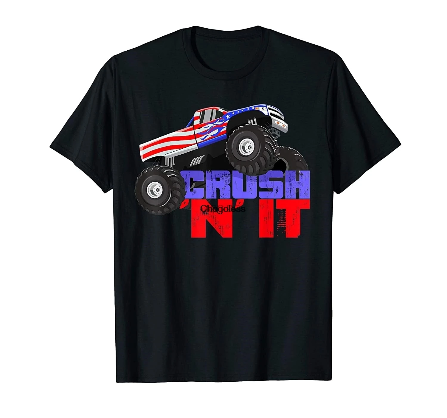 

Monster Trucks Crush N It Off Road Riding Lovers Men Boys T-Shirt