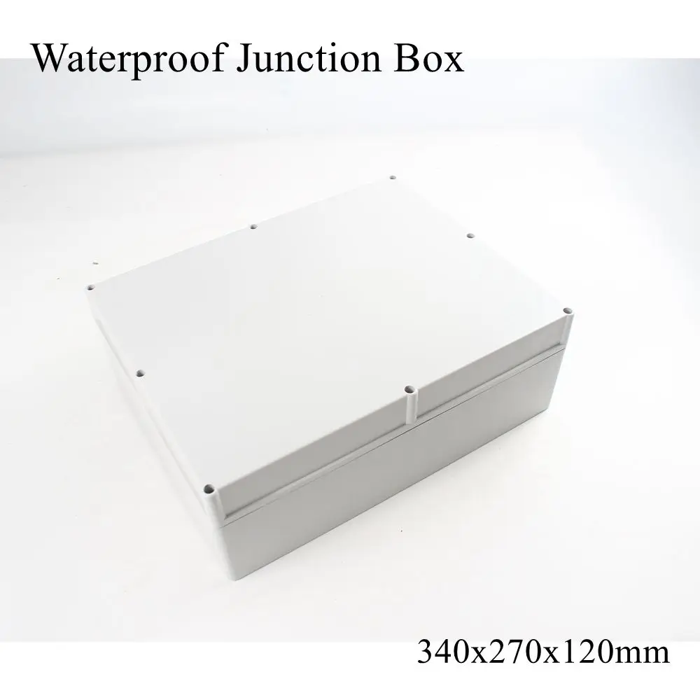 

340x270x120mm Waterproof Plastic Enclosure Box Outdoor Cable Connection Junction Electrical Project Case ABS IP65 340*270*120mm