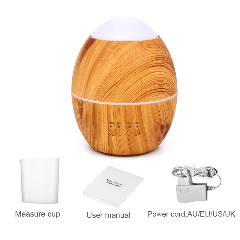 

KEBEIER 300ml Aromatherapy Electric Aroma Diffuser Air Humidifier Essential Oil Diffuser Aroma Lamp Ultrasonic Humidifier