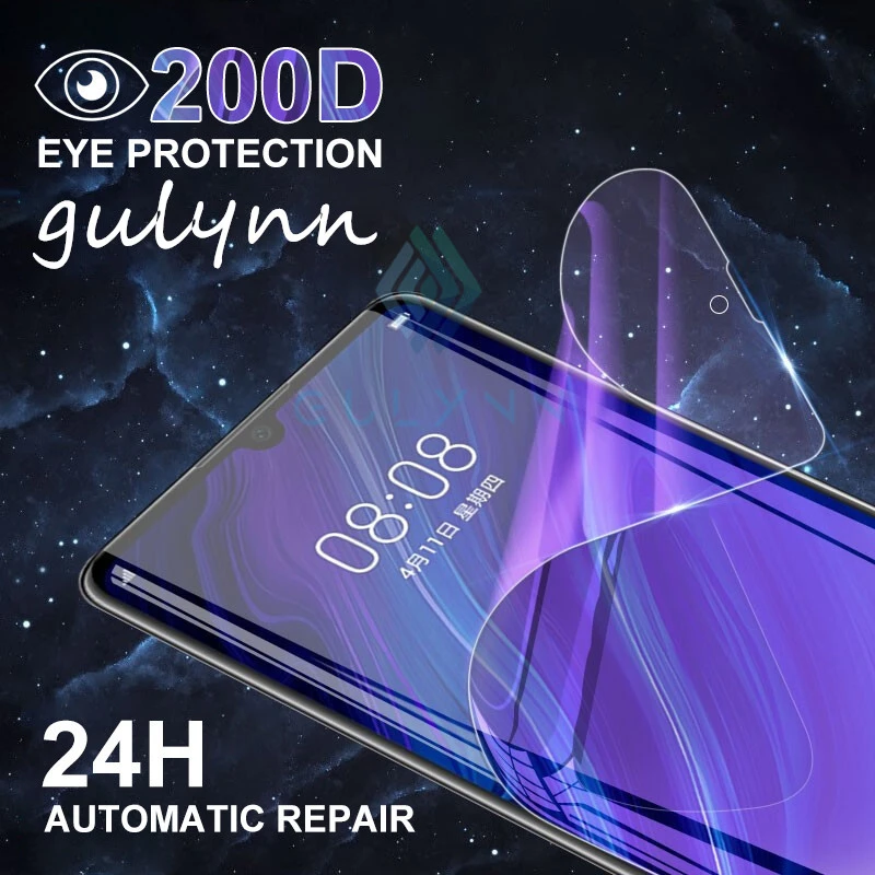 Гидрогелевая пленка с защитой от синего света 200D для Xiaomi Redmi Note 9 S 8 7 6 5 K20 Pro A 7A 8A