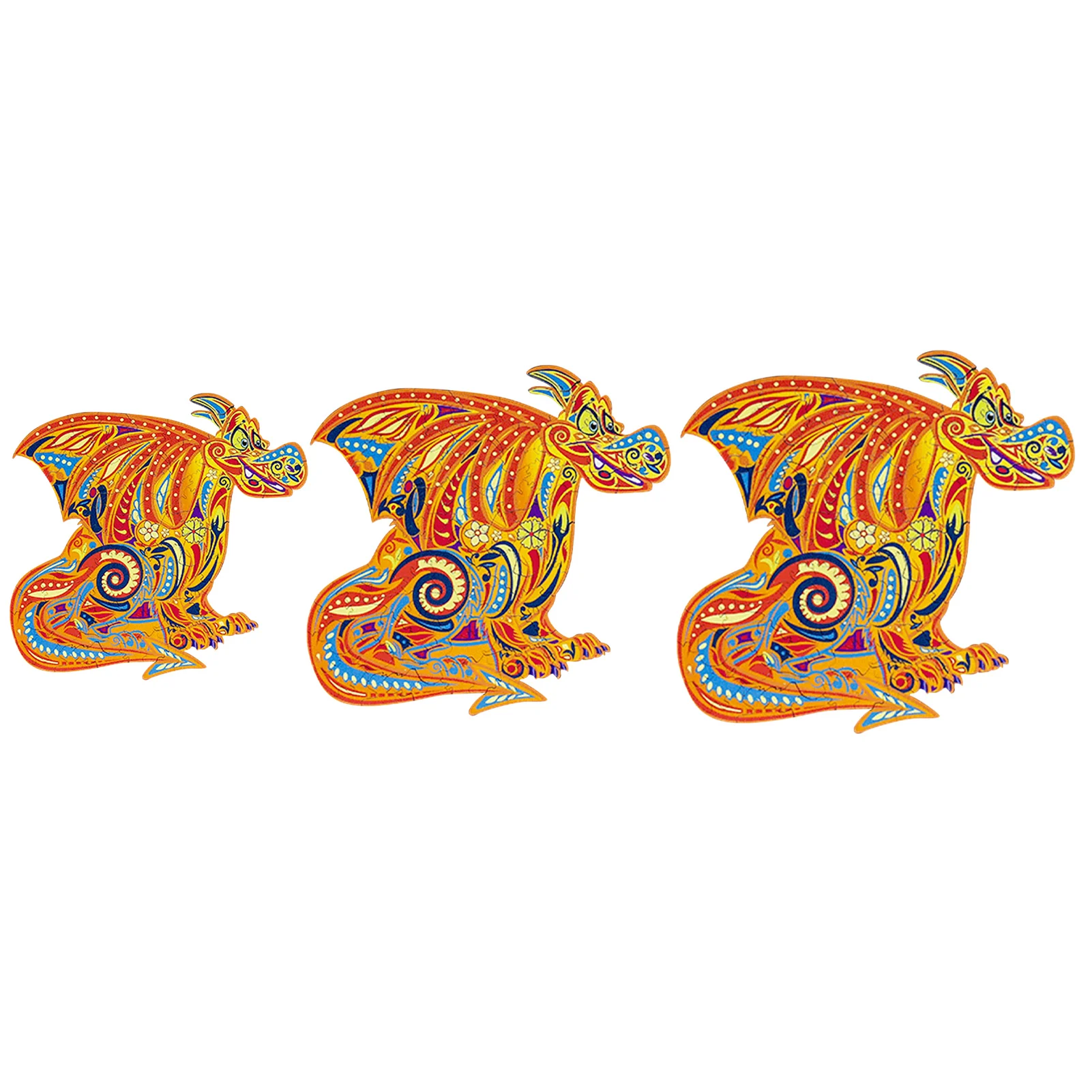 

Unique Wooden Animal Jigsaw Puzzles Mysterious Puzzle Gift For Adult Kids Educational Fabulous Montessori Children's Toys Gift