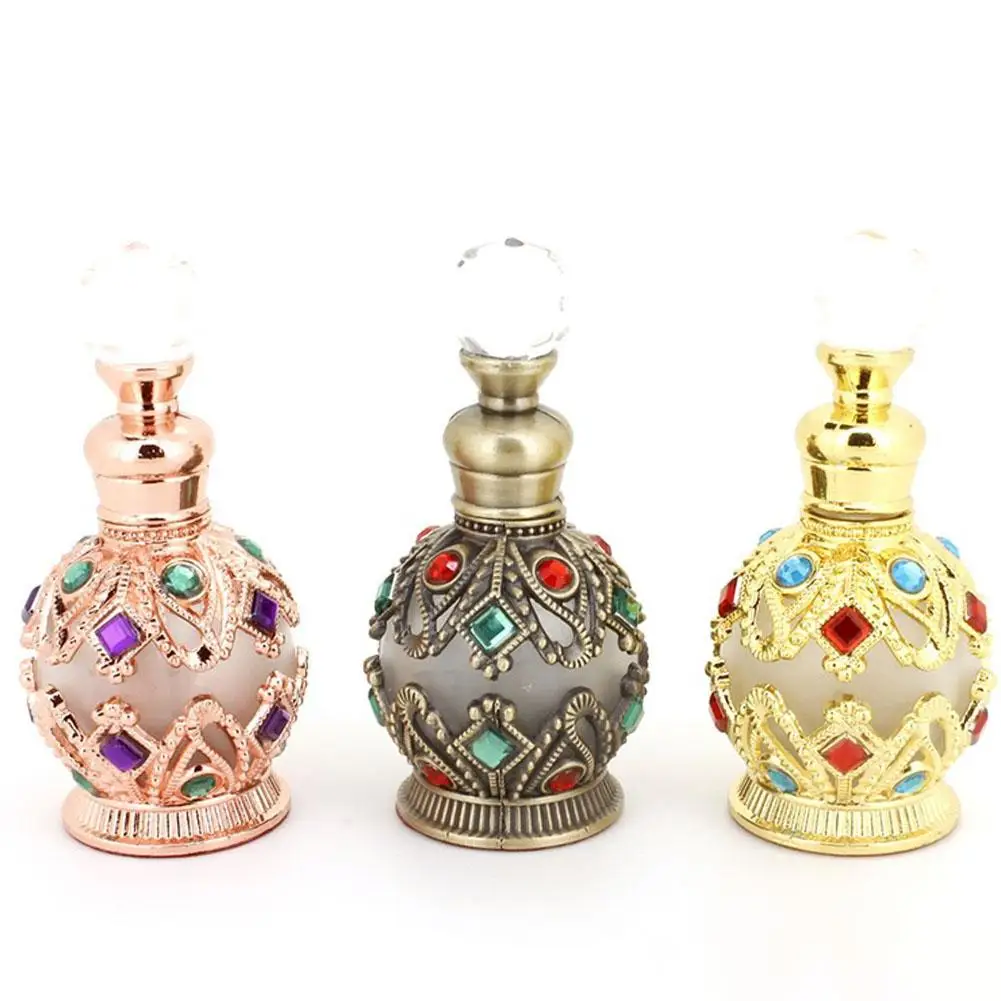 15ml Vintage Aromatherapy Essential Oil Perfume Empty Bottle Container Gift Skin care tools Accessories Refillable Bottles | Красота и