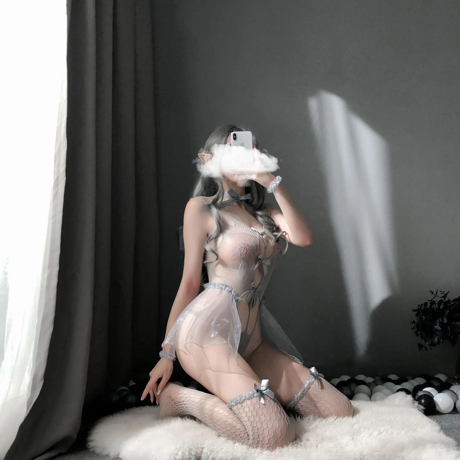 Сексуальное женское нижнее белье комплект из спандекса костюм для косплея