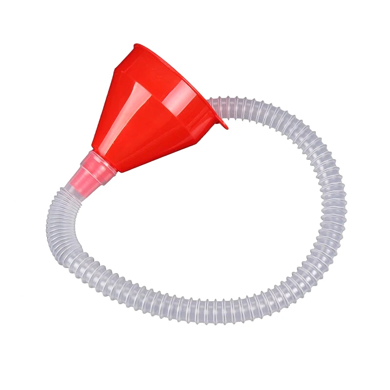 Car Refueling Funnel + Detachable Hose Gasoline Engine Oil Additive Motorcycle Farm Machine Use Convenient Anti-leakage Filler |