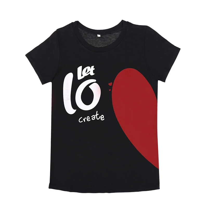 Летняя модная повседневная мужская и женская футболка с коротким рукавом