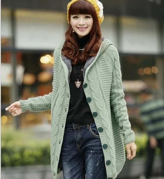 Женский бархатный плотный кардиган на осень зиму Модный женский Однобортный