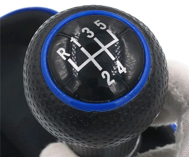 Высокое качество 5 скоростей Синий Ручка переключения рулевого механизма