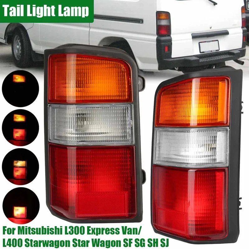 

2X Tail Light Signal Lamp with Wire Blub for Mitsubishi L300 Express Van L400 Starwagon Star Wagon SF SG SH SJ 1986-2005