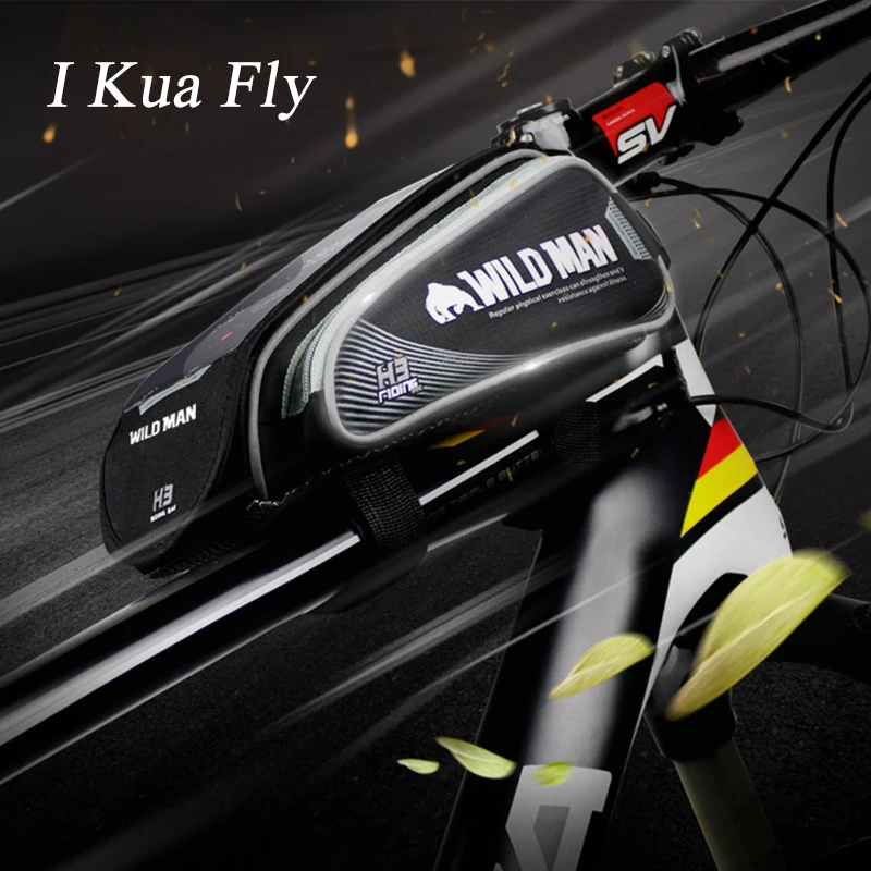 Велосипедная сумка MTB Road водонепроницаемая Светоотражающая с сенсорным экраном 6