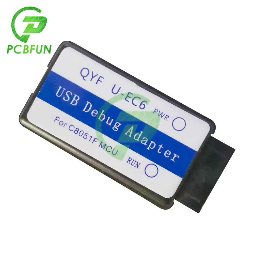 C8051F Эмулятор загрузчика программатор JTAG/C2 U-EC6/EC3 USB отладочный адаптер 3 V-5V C8051F00