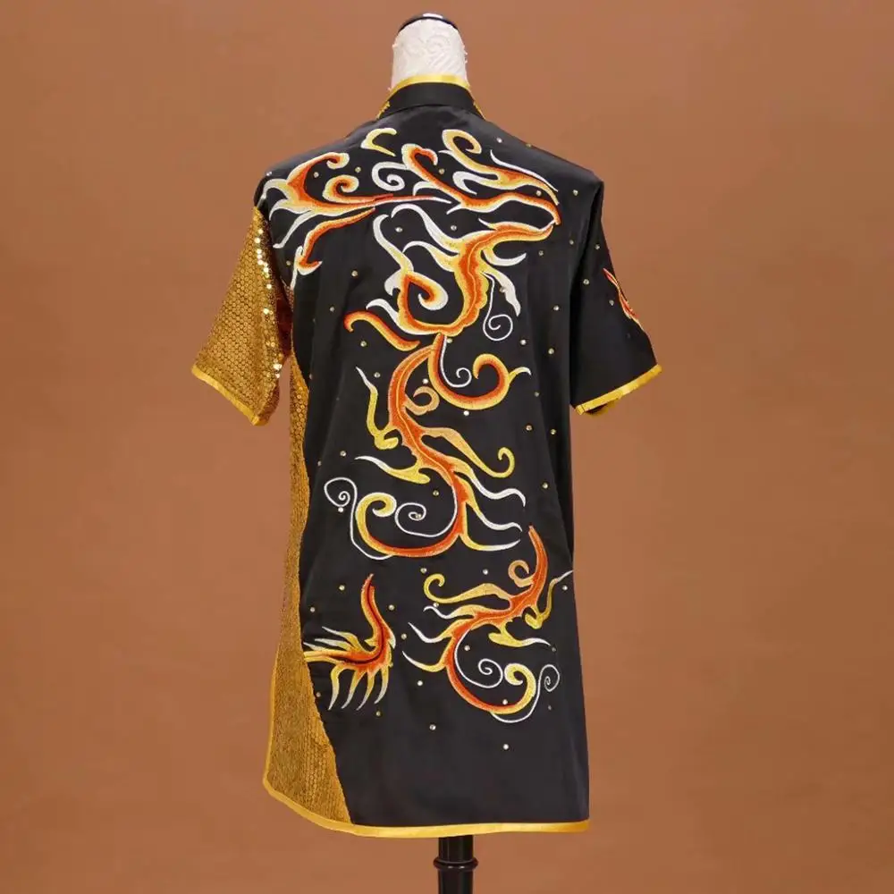 Wushu taichi одежда тайцзи changquan Униформа боевых искусств соревнование вышитая kungfu