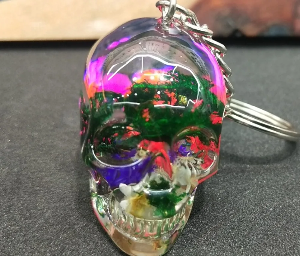 Ожерелье Yobest с круглой подвеской из прозрачной смолы, женское ожерелье с цепочкой в виде голубого неба и белого облака, модные украшения