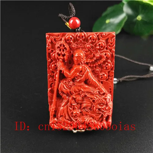 Китайская Подвеска Из Натурального Красного искусственного камня тибетского
