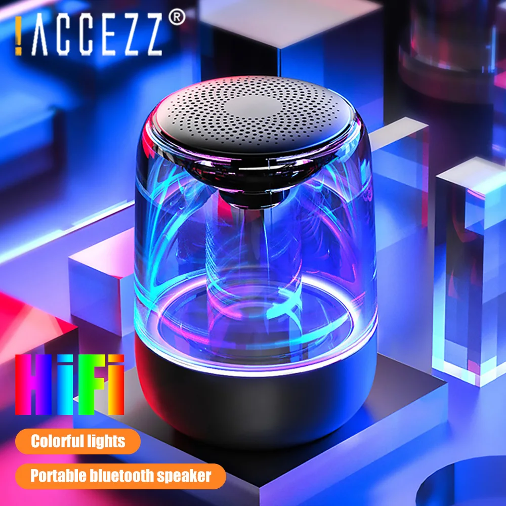 

! Bluetooth-Колонка ACCEZZ, TWS, со светодиодной подсветкой
