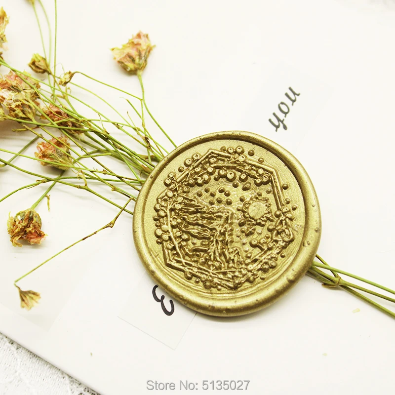 Снежная гора металлический штамп/воск печать штамп/Свадебный Воск