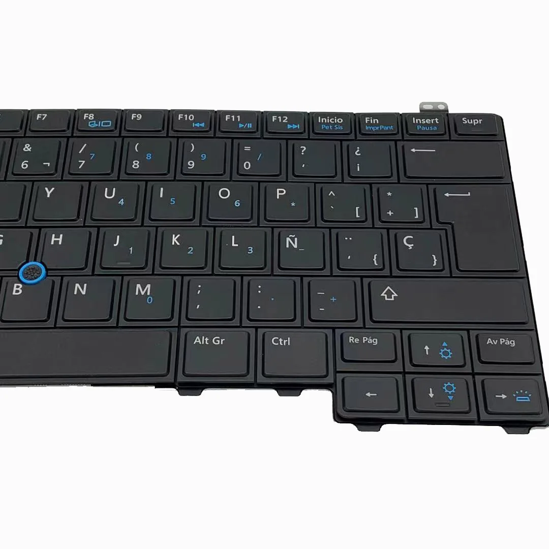 Новая Черная испанская сменная клавиатура SP для ноутбука DELL Latitude E5440 с подсветкой