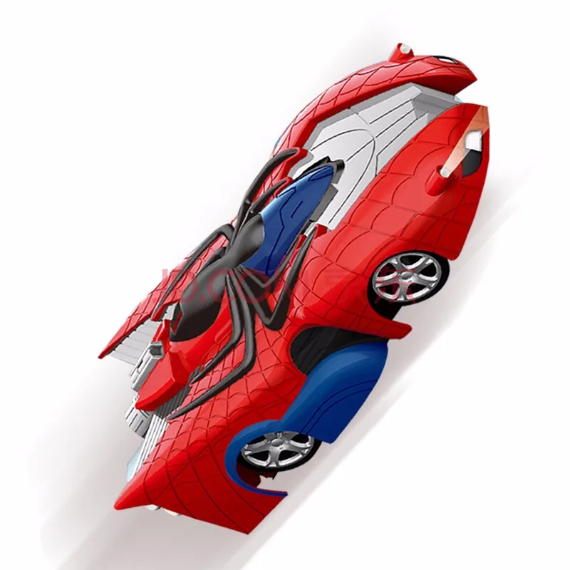 WiseZhi 2019 Spider Man RC Wall Climbing Super Racing Car Remote Control with LED Light Early Education Best Gift for Child | Игрушки и