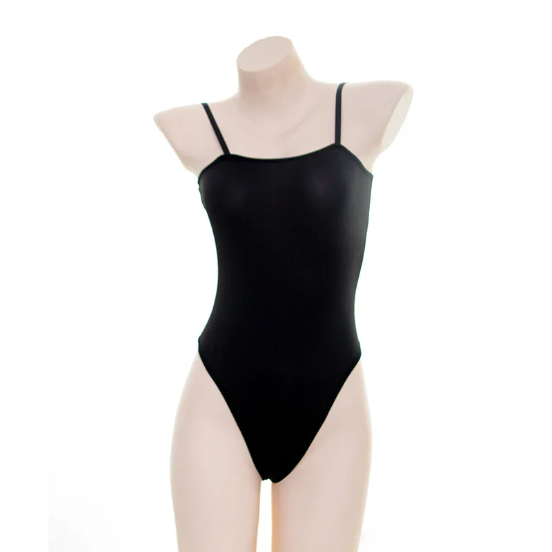 

Patchwork Slim Bodysuit Women Hollow Sleeveless Skinny Rompers Summer Fashion Sexy One Piece Suits Sukumizu Swimsuit