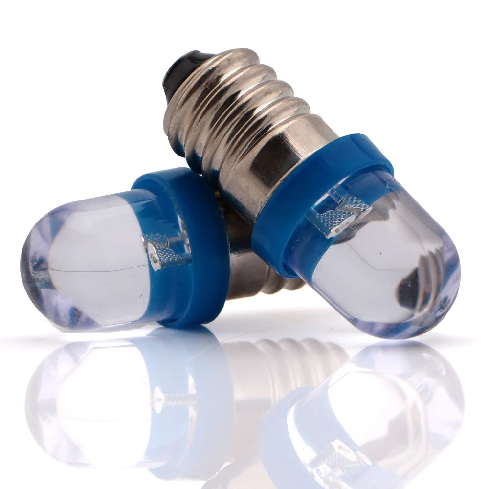 10 шт. DC 12 В E10 F8 1 SMD светодиодный лампы Автомобильный фонарик для внедорожника