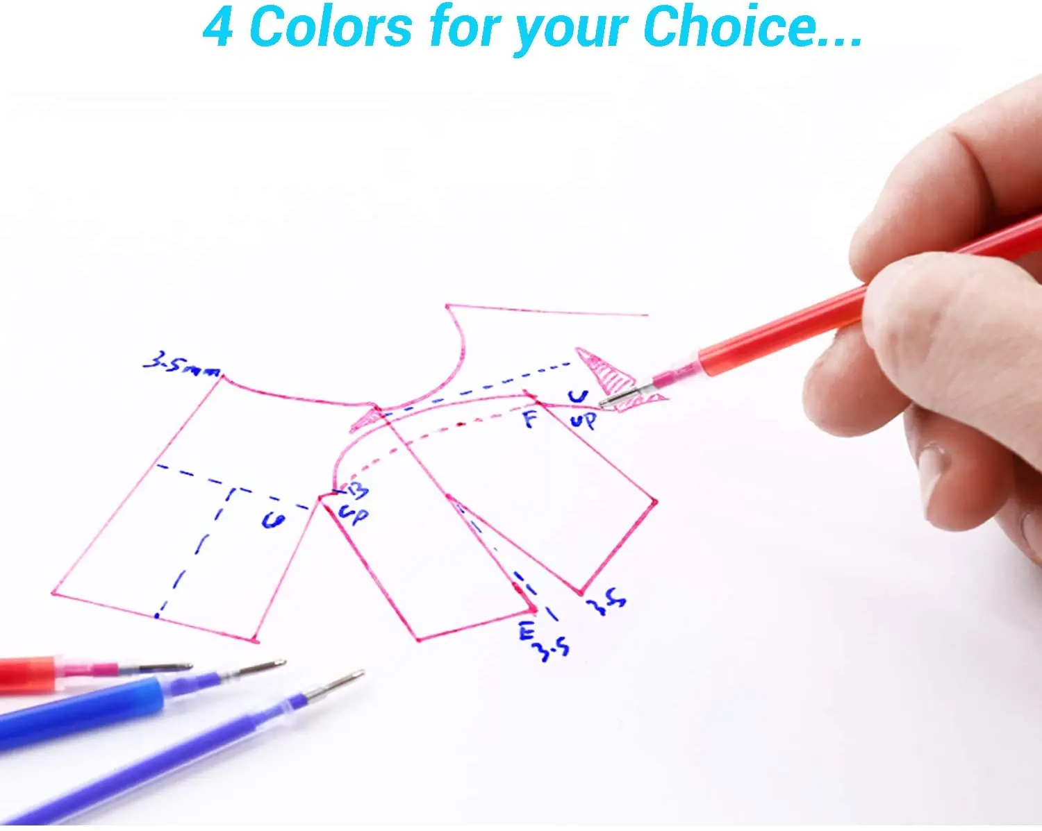 12 шт. исчезающих чернил термостираемые стержни для ручек маркировочная ручка