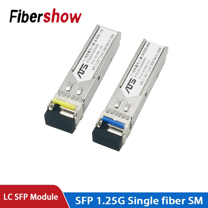 Одноволоконный оптический трансивер LC SFP 1 ГБ гигабитный волоконный