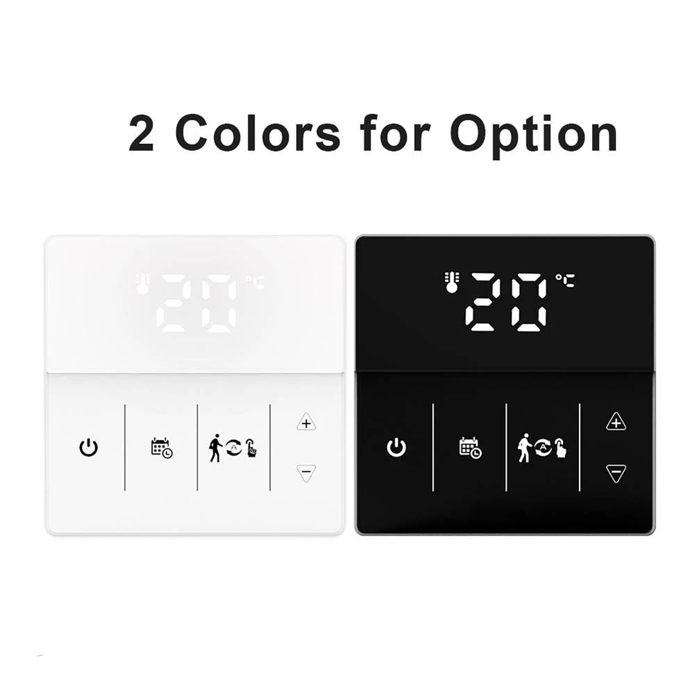 

Home WiFi Smart Thermostat Temperature Controller for Electric Floor Heating 16A Touch Control Compatible with Google/ Alexa