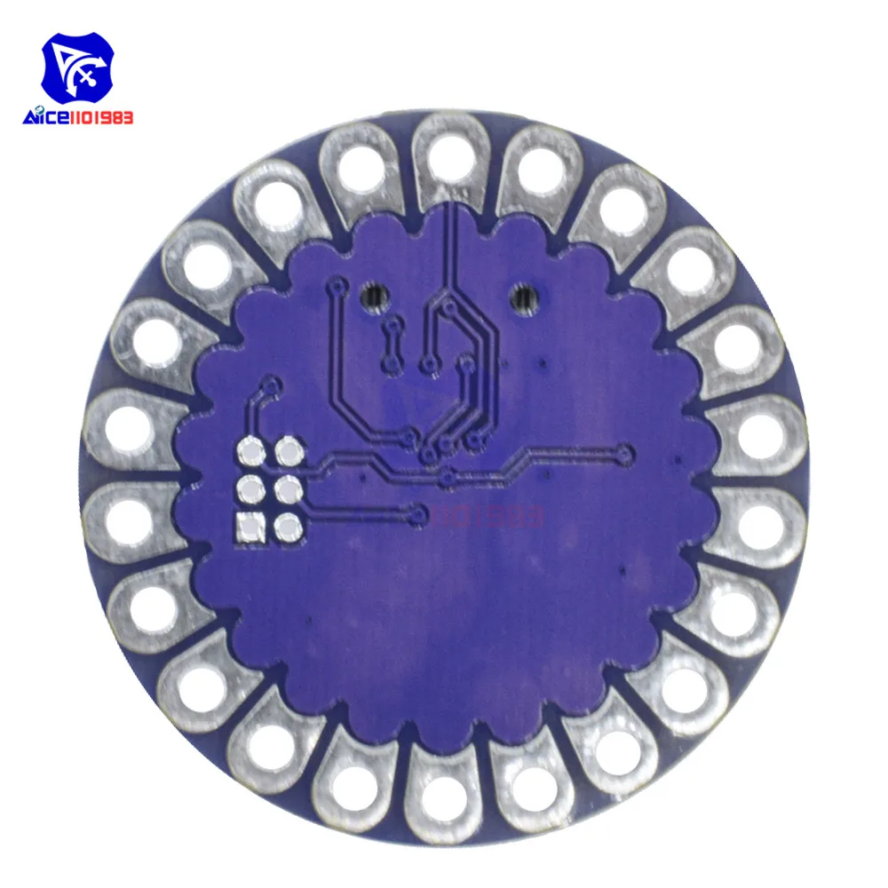 Плата расширения модуля микроконтроллера diymore ATmega328P LilyPad 328 для Arduino | Электронные