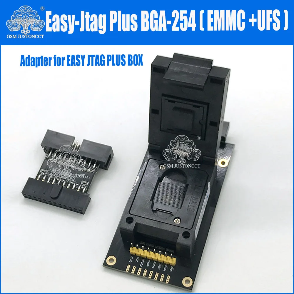2022 Newest ORIGINAL Easy-Jtag Plus UFS BGA-254 Socket / EMMC 254(EMMC +UFS 2 IN 1) Adapter for EASY JTAG PLUS BOX work | Мобильные