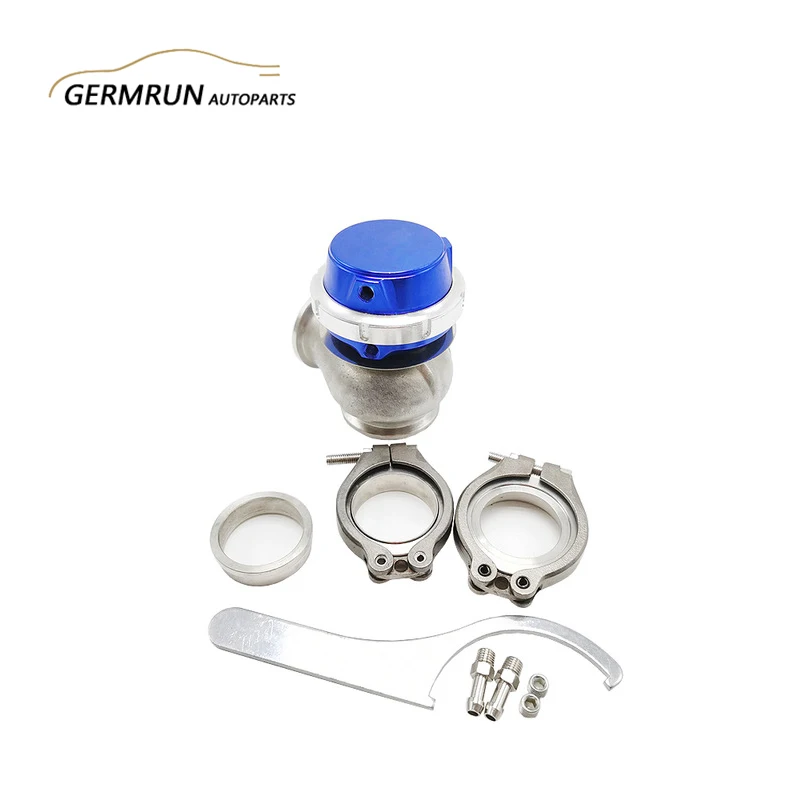 Universal Wastegate 40mm external Wastegate for all vehicle adjustable pressure with Clamp 7psi
