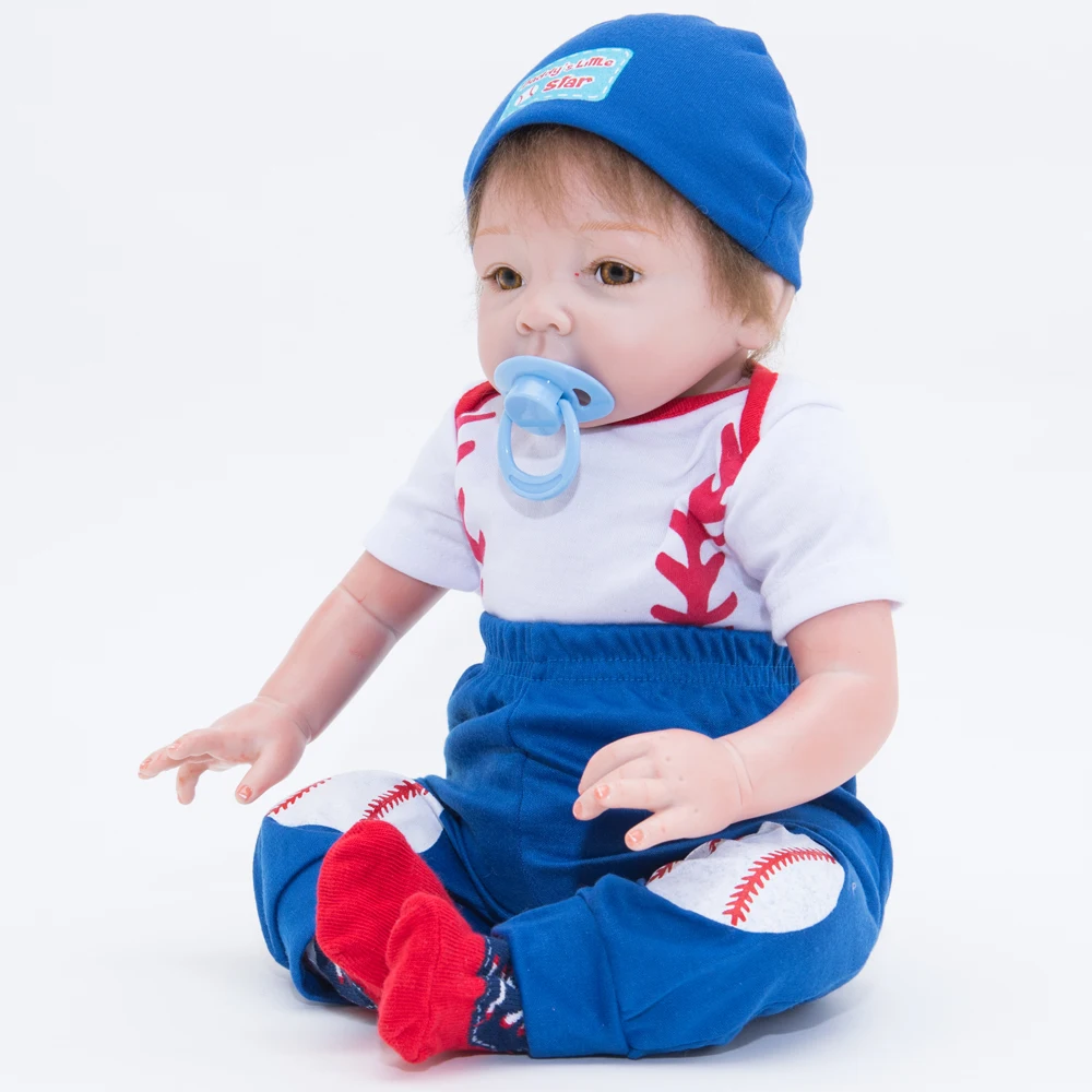 Кукла Bebes Reborn 55 см новинка ручная работа силиконовая кукла Baby Очаровательная