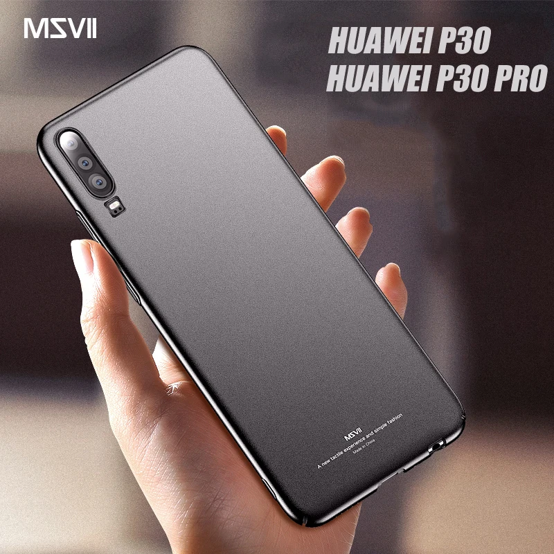 Ультратонкий матовый жесткий чехол для Huawei P30 lite Case MSVII телефона huawei P20 pro P 20 30