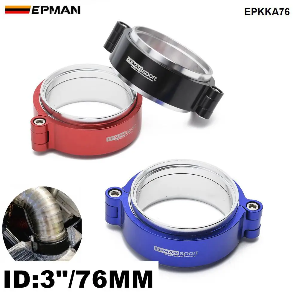 Epman HD Зажимная система в сборе вытяжной V-band зажим анодированный для 2," OD Turbo/интеркулер трубы EPKKA63