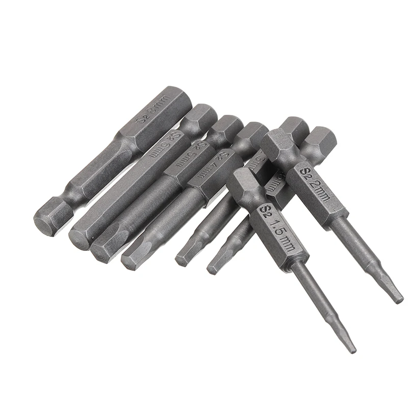 8 шт шестигранный ключ Набор бит быстрое изменение подключения ударный драйвер